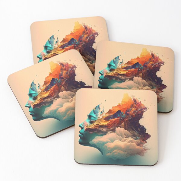 Item preview, Abstract Dreams of A Female Art Dreamer designed and sold by Bleknervin.