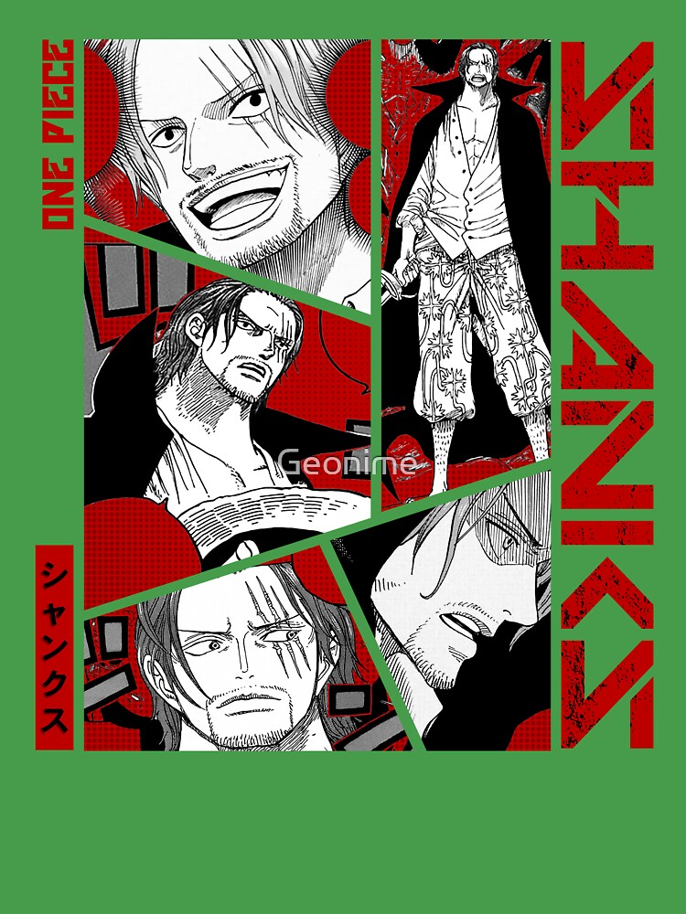Shanks - One Piece Manga Panel color version