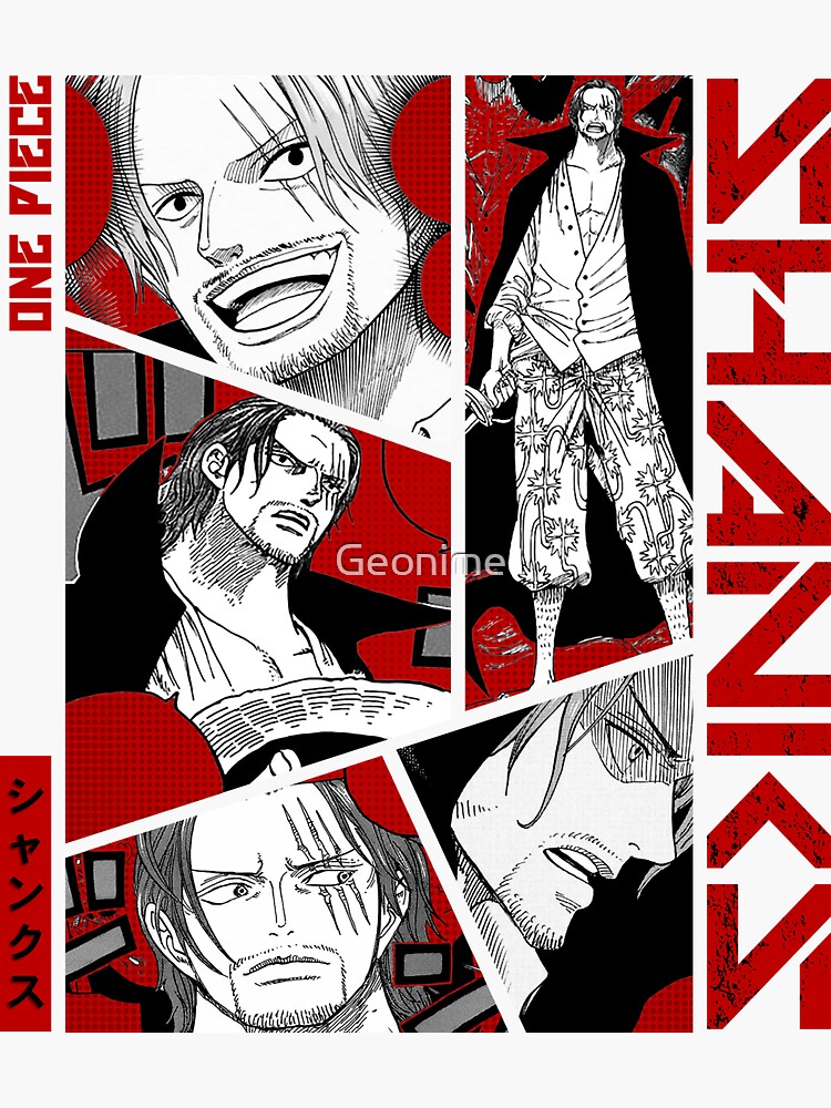 Queen - One Piece Manga Panel black version Sticker for Sale by Geonime