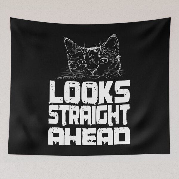 Item preview, Cat head looks straight ahead   designed and sold by Atrioa.