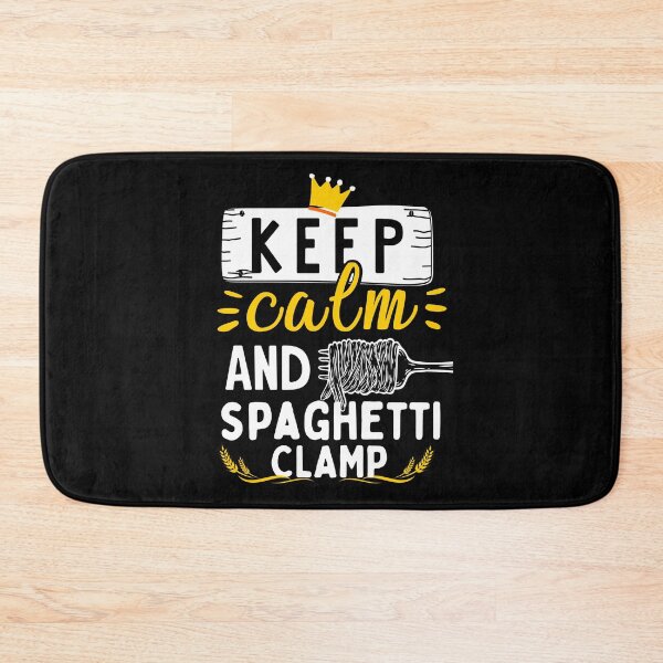 Item preview, Keep Calm And Spaghetti Clamp designed and sold by PlayfulPrint.