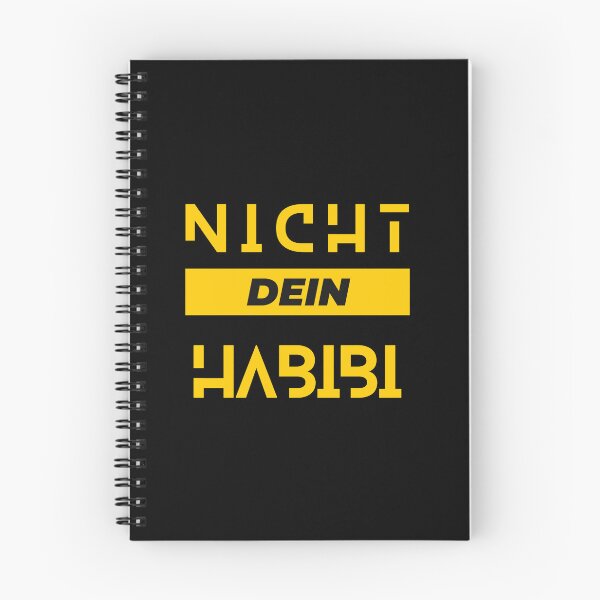 Item preview, "Nicht dein Habibi" | Modern Design with Black Background designed and sold by RM-Journey.
