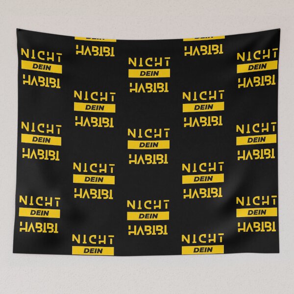 Item preview, "Nicht dein Habibi" | Modern Design with Black Background designed and sold by RM-Journey.