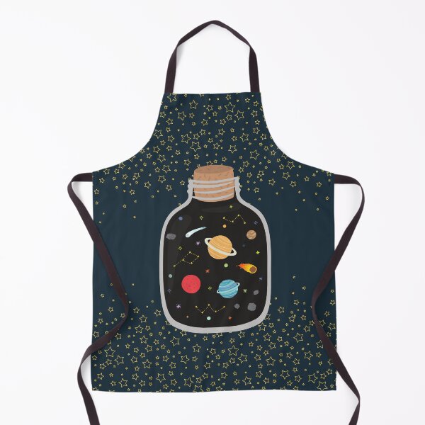 Item preview, Solar System in a Bottle on Teal designed and sold by KatsCanvas.