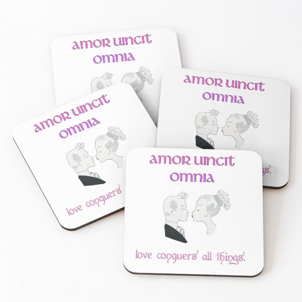 Item preview, Love conquers all things. Latin quote designed and sold by CommonSenseClub.