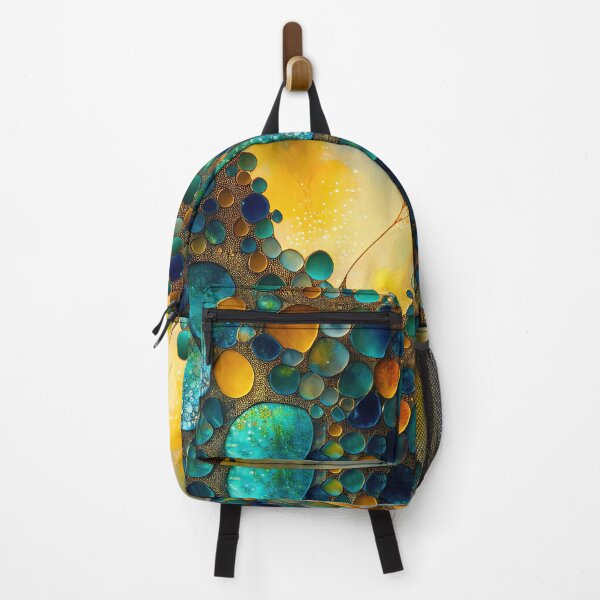 Item preview, Pointillism seaglass golden streams abstract designed and sold by Piotrek0001.