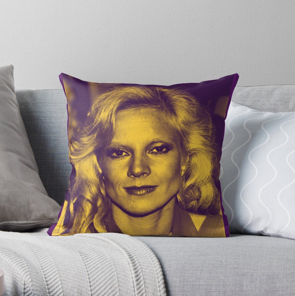 Sylvie Vartan Throw Pillow for Sale by umutozturk