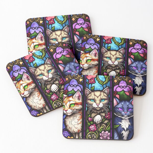 Item preview, Colorful Kitten Trio (Variation) designed and sold by OccultDreams.
