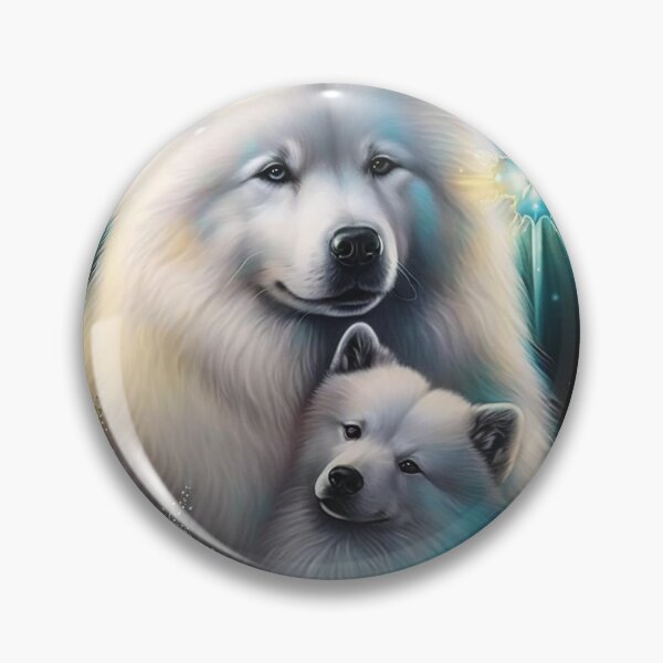 Item preview, Captivating Samoyeds designed and sold by Nocturne  Paws.