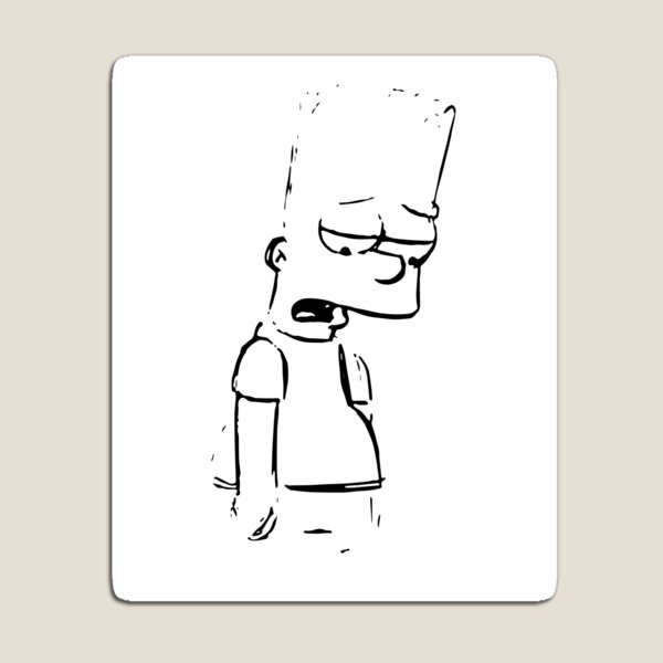 Bart Triste, Simpson, Sad , trap , vhs , By - Bart, Sad Simpsons