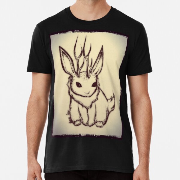 Item preview, Cute jackelope sketch  designed and sold by BerryPecanArts.