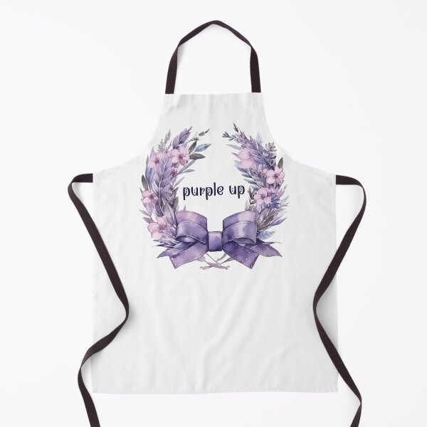 Item preview, Strength in Bloom cutout - purple up a purple floral aquarelle wreath designed and sold by EmeraldeaArt.