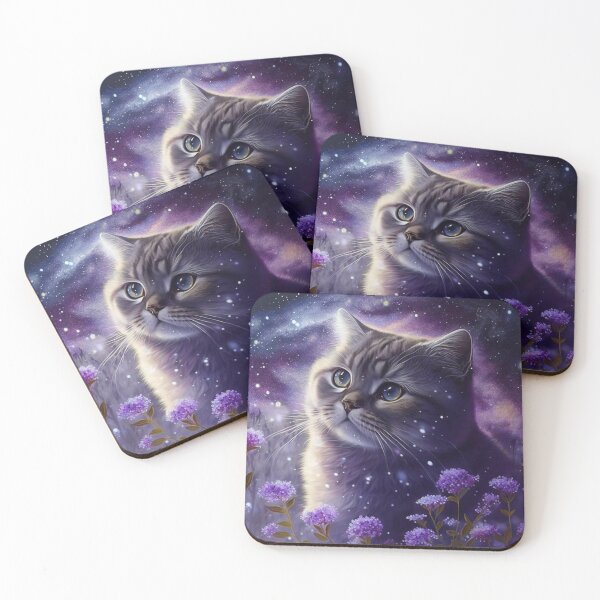 Artikelvorschau, British Shorthair Kitten With Flowers entworfen und verkauft von Nocturne  Paws.