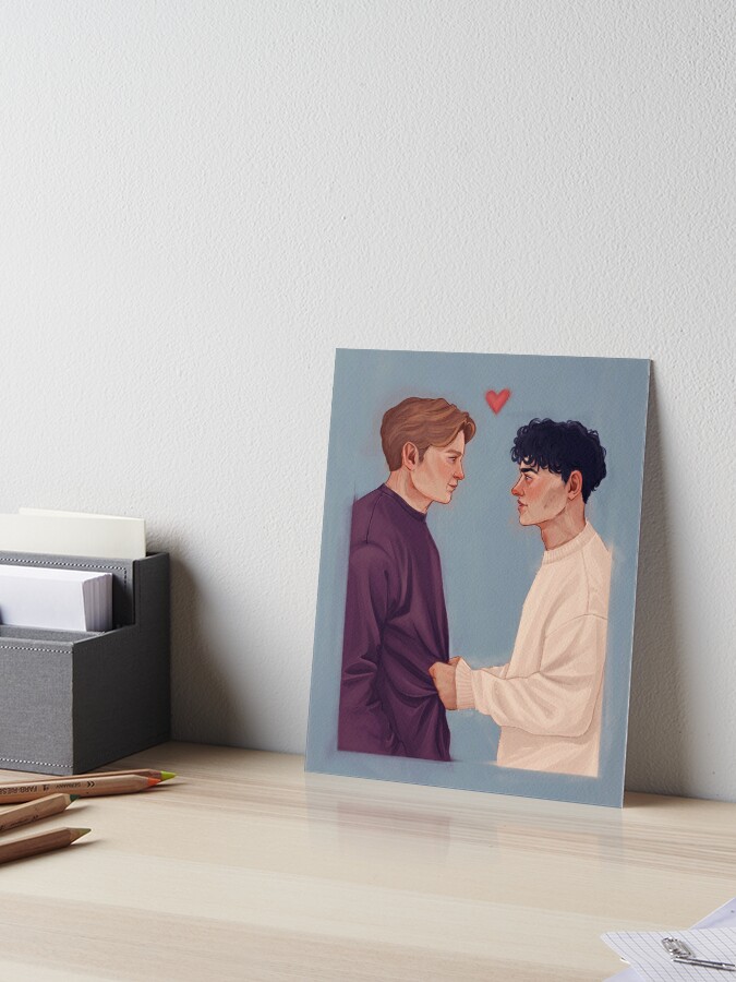 Nick and Charlie - heartstopper Art Board Print for Sale by BLUEM1DN1GHT