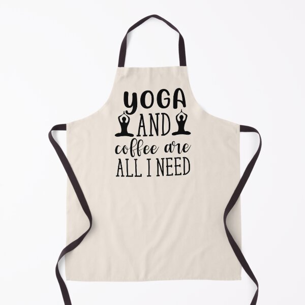 Item preview, Yoga Quotes Yoga and Coffee Are All I Need Motivational Saying designed and sold by SoccaTamam.