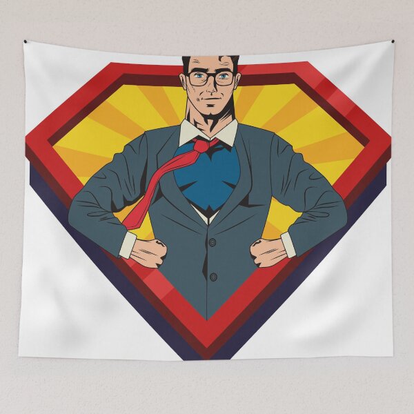 Item preview, SuperHero in suit designed and sold by SeedsplashMerch.