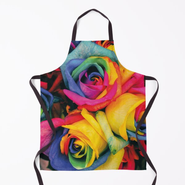 Item preview, beautiful roses, rainbow colors pattern designed and sold by Mauswohn.