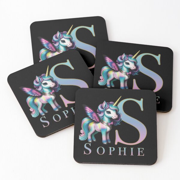Item preview, Sophie name with a cute unicorn designed and sold by Lubellebubble20.