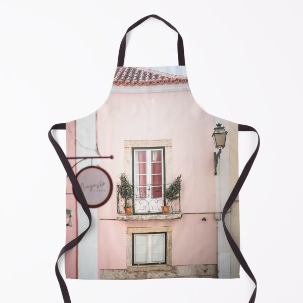 Item preview, Pastel Pink House | Alfama Lisbon designed and sold by PhotosByVille.