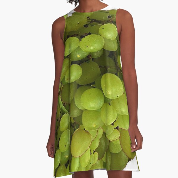 Green grape shop color dress