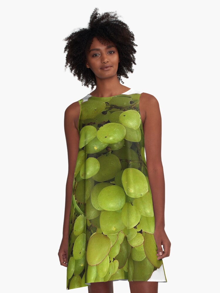 Green grape color dress hotsell