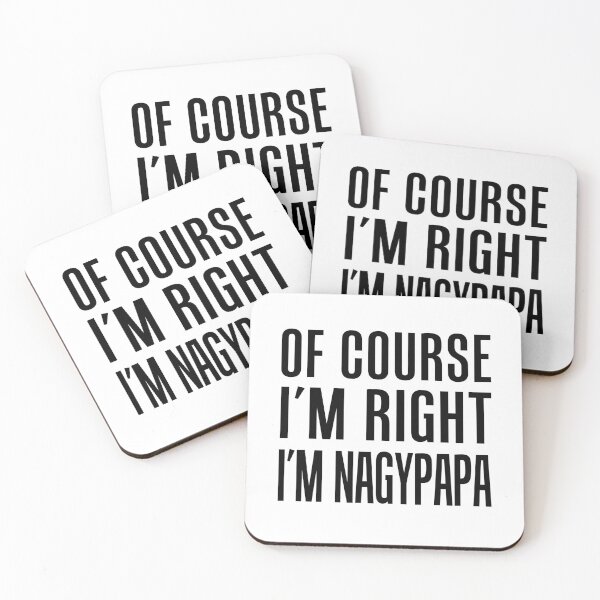 Item preview, I'm Right I'm Nagypapa Hungarian Grandfather designed and sold by jaycartoonist.