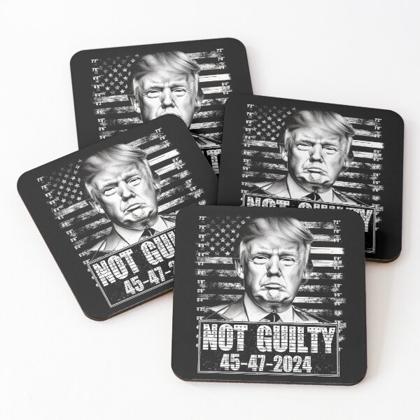 Item preview, Free Trump 2024 Not Guilty Pro Republican designed and sold by tropicprince.