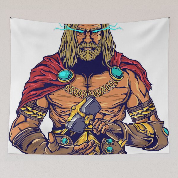 Item preview, Nordic Man With Hammer designed and sold by SeedsplashMerch.
