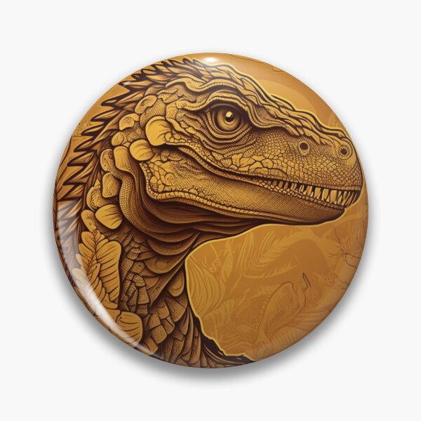 Item preview, Velociraptor art nouveau golden dinosaur design alphonse mucha style designed and sold by LAID92.
