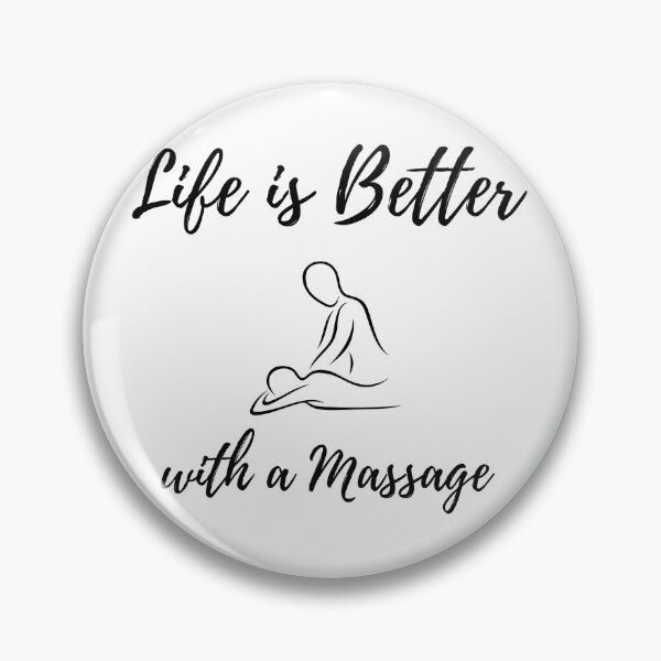 Item preview, Life is better with a massage designed and sold by SurrealAnimals.