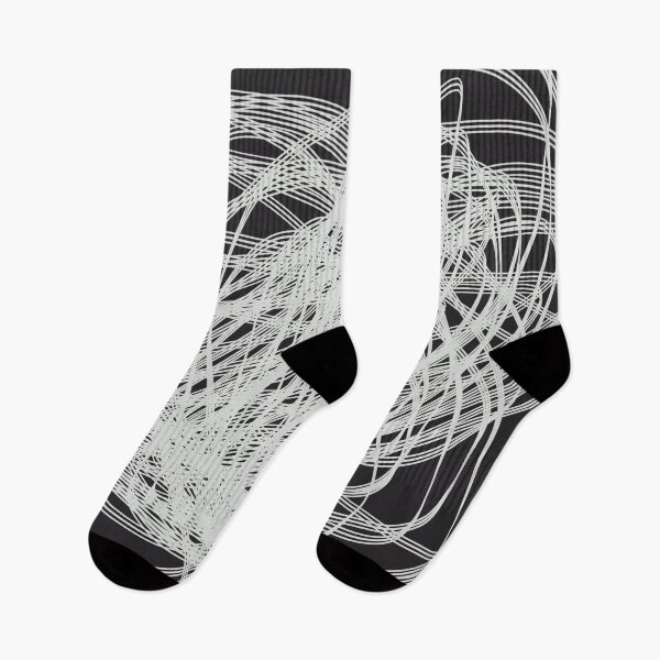 Item preview, Black and white abstract lines designed and sold by ABCco.