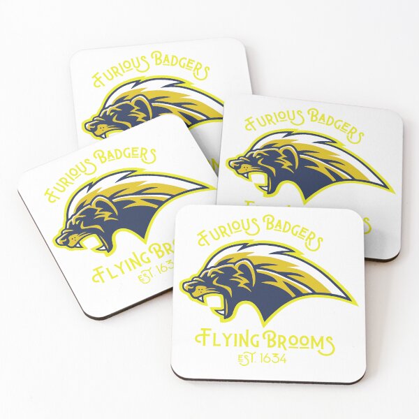 Item preview, Furious Badgers Flying Brooms Team designed and sold by WhatTeeFox.