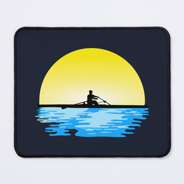 Item preview, rowing, rowing boat, water and sunset, one rowing designed and sold by claudiasartwork.
