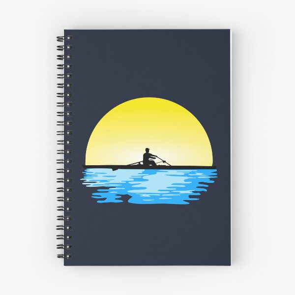 Artikelvorschau, Rudern, Ruderboot, Wasser und Sonnenuntergang, Einer Rudern entworfen und verkauft von claudiasartwork.