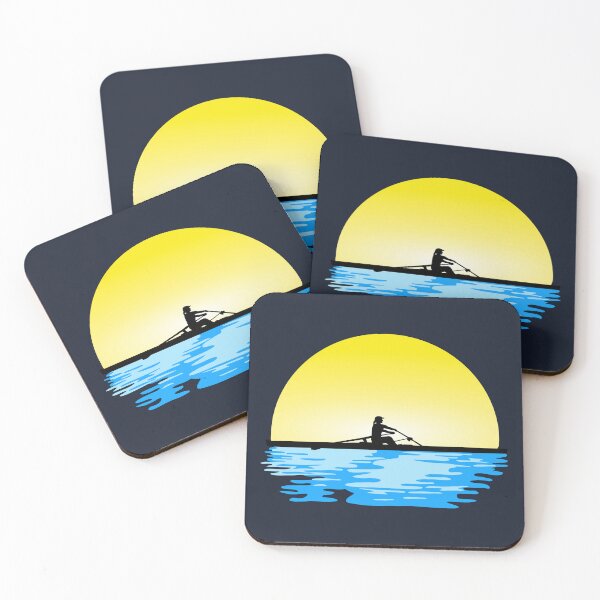 Artikelvorschau, Rudern, Frauen Rudern, Wasser und Sonne, Einer Rudern entworfen und verkauft von claudiasartwork.