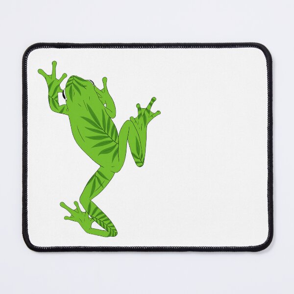 Item preview, Kentia palm leafy green frog  designed and sold by LibbyHaggerArt.