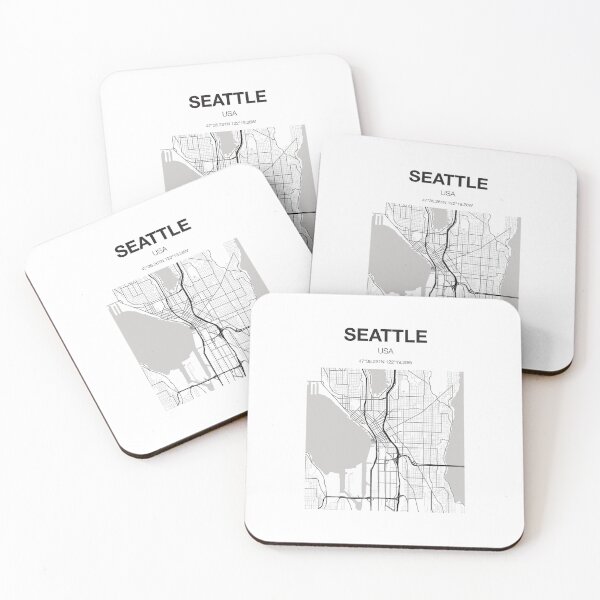 Item preview, Map of Seattle designed and sold by SundownDesigns.