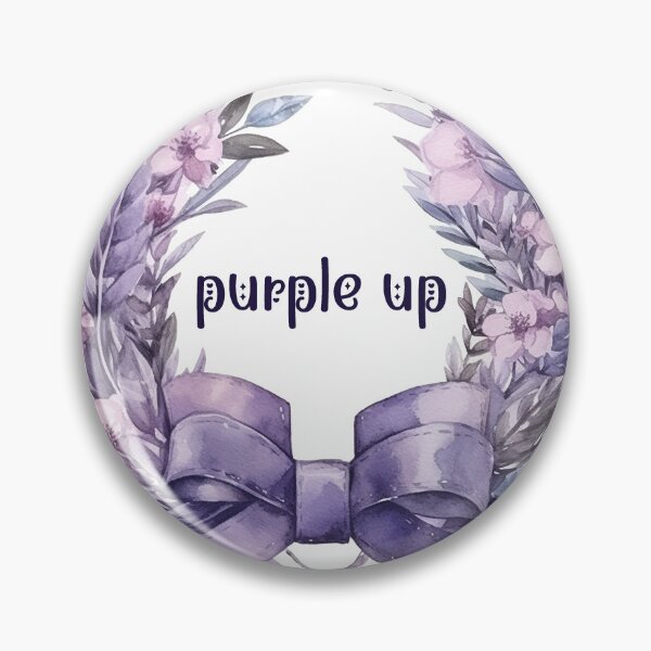 Item preview, Strength in Bloom - purple up a purple floral aquarelle wreath designed and sold by EmeraldeaArt.