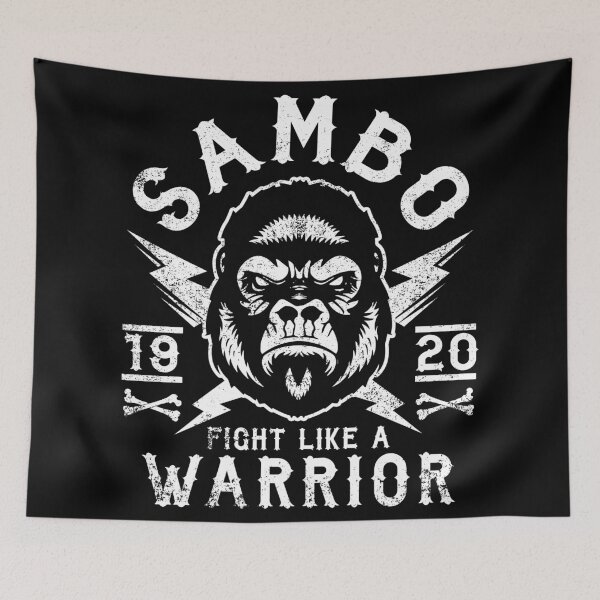 Item preview, SAMBO - FIGHT LIKE A WARRIOR designed and sold by ShirtWreck.
