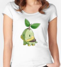Sinnoh Project - Turtwig Women's Fitted Scoop T-Shirt