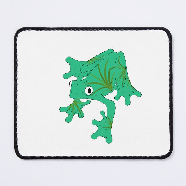 Item preview, Ponytail palm leafy green frog designed and sold by LibbyHaggerArt.