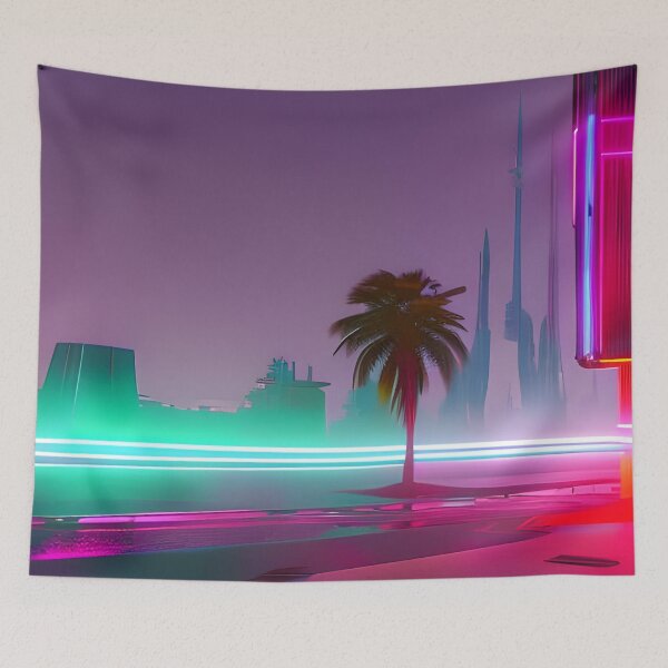 Item preview, Synthwave Springs designed and sold by Ink Art Design.