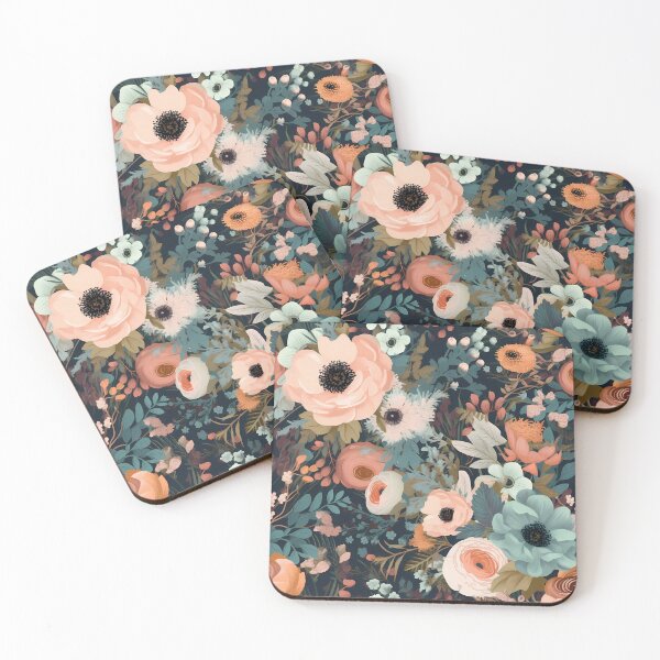Item preview, colourful watercolour Flowers, digital art designed and sold by AthenaUK.