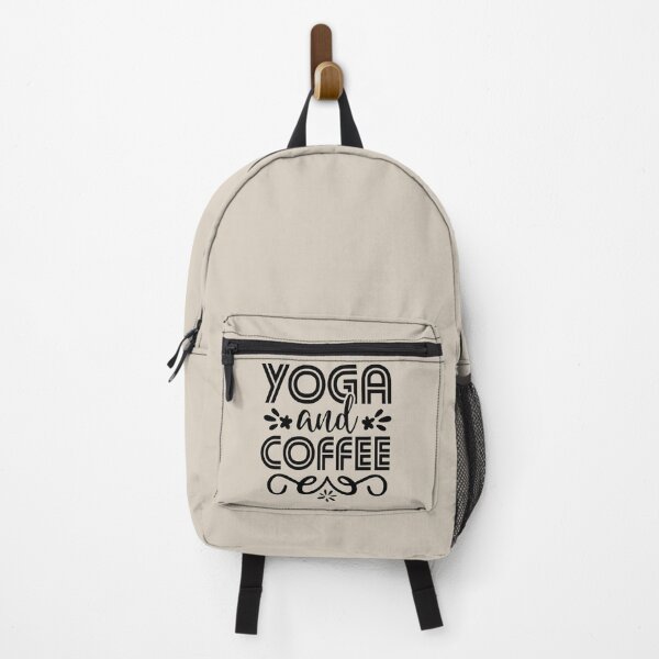 Item preview, Yoga Quote Yoga and Coffee Motivational Saying designed and sold by SoccaTamam.