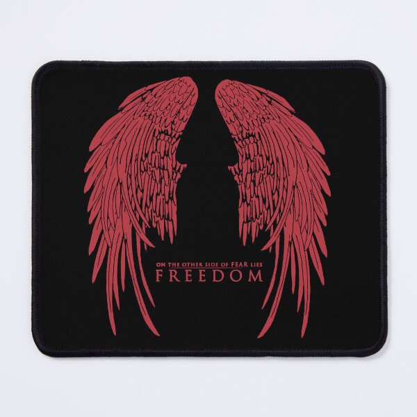 Item preview, On The Other Side of Fear Lies Freedom - Red Version designed and sold by AbundanceSeed.