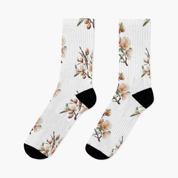 Item preview, Beautiful realistic flower on a tree branch. Spring blossom of fruit trees. Sakura, cherry, peach, apple blossom designed and sold by Anastasiia Yurevych.