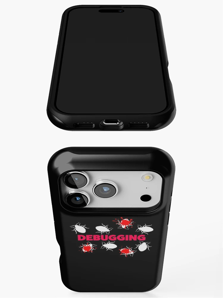 Thumbnail 3 of 4, iPhone Case, Debugging designed and sold by KeepOnCoding.