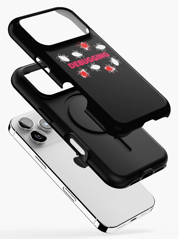 Thumbnail 2 of 4, iPhone Case, Debugging designed and sold by KeepOnCoding.