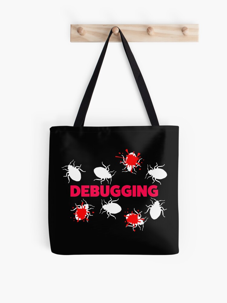 Thumbnail 1 of 2, Tote Bag, Debugging designed and sold by KeepOnCoding.
