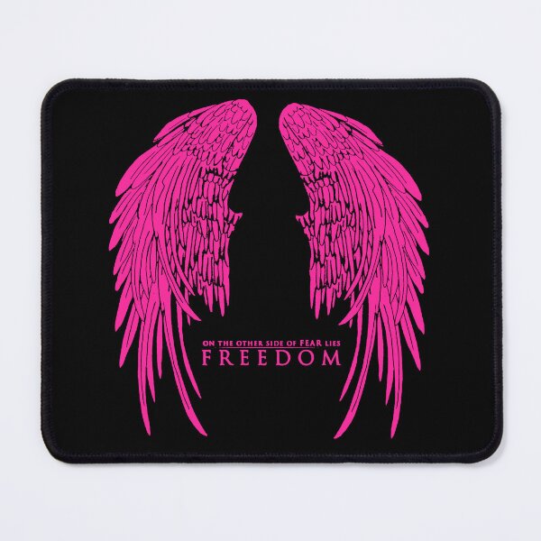 Item preview, On The Other Side of Fear Lies Freedom - Pink Version designed and sold by AbundanceSeed.